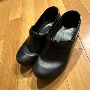 Dansko XP 2.0 Professional Clogs Comfort Women Size 38 / 7.5 Black Nurse Work